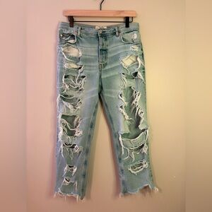 Women’s We the Free distressed button fly jeans size 29